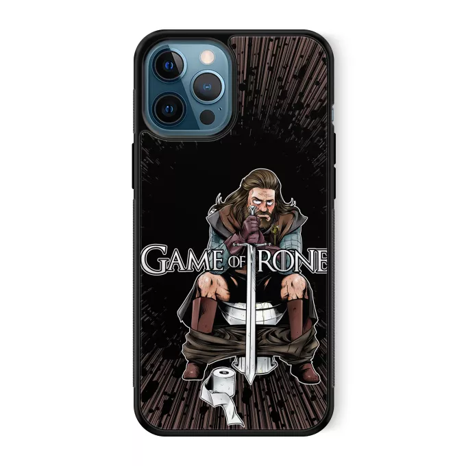 Coque pour téléphone portable iPhone 12 Pro Max Parodie Game of Thrones Game of Trone... :) - Eddard Stark