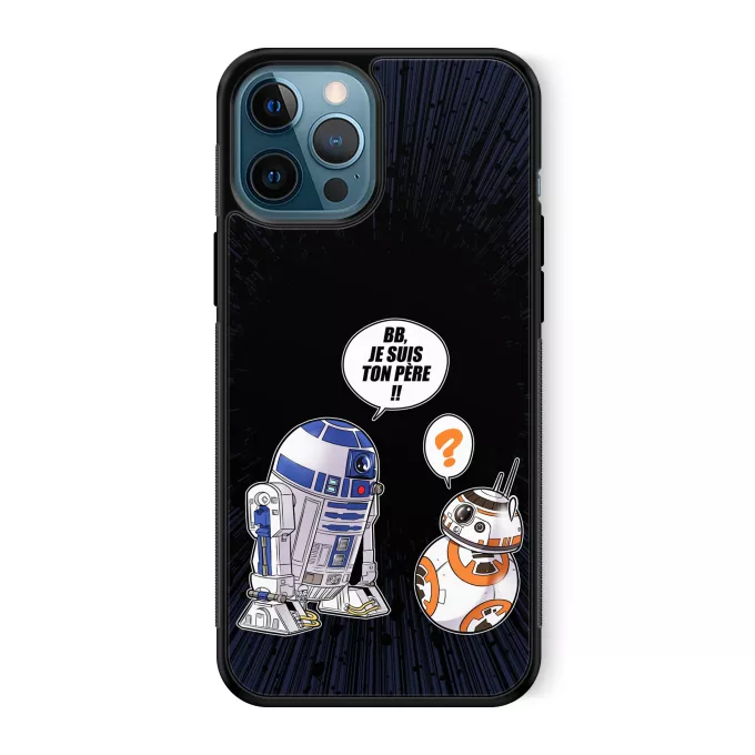 Estojo iPhone 12 Pro Max Paródia Guerra das Estrelas