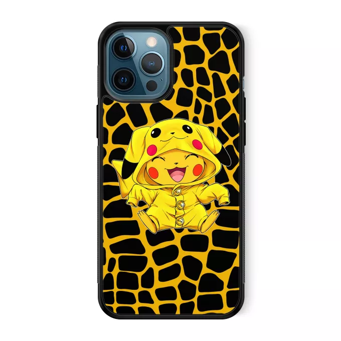 Estojo iPhone 12 Pro Max Paródia Pokémon Pikachu