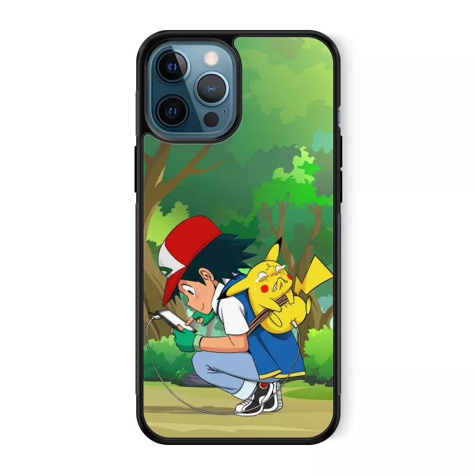 iPhone 12 Pro Max Handyhülle Parodie auf Pokémon Pikachu