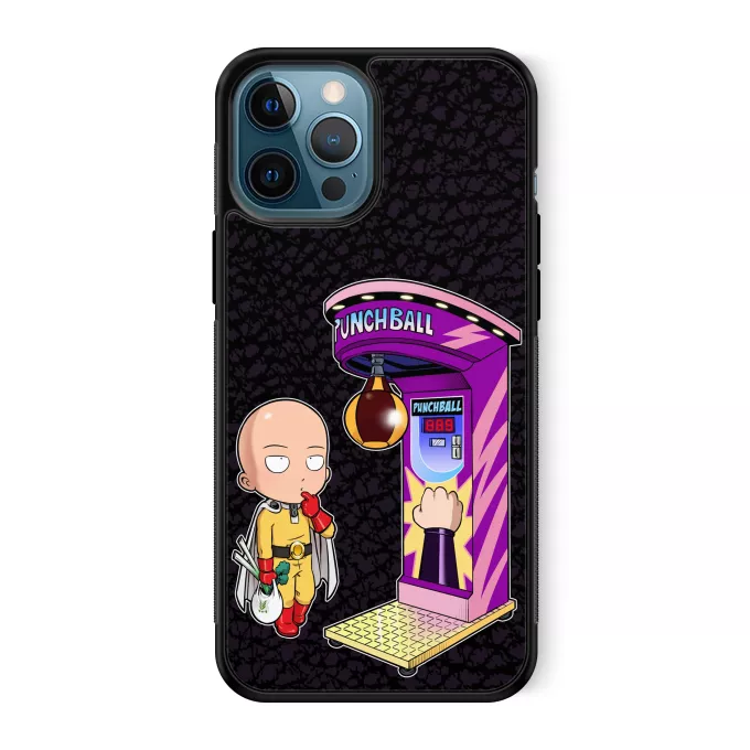 Fodral för iPhone 12 Pro Max Parodi One-Punch Man Saitama