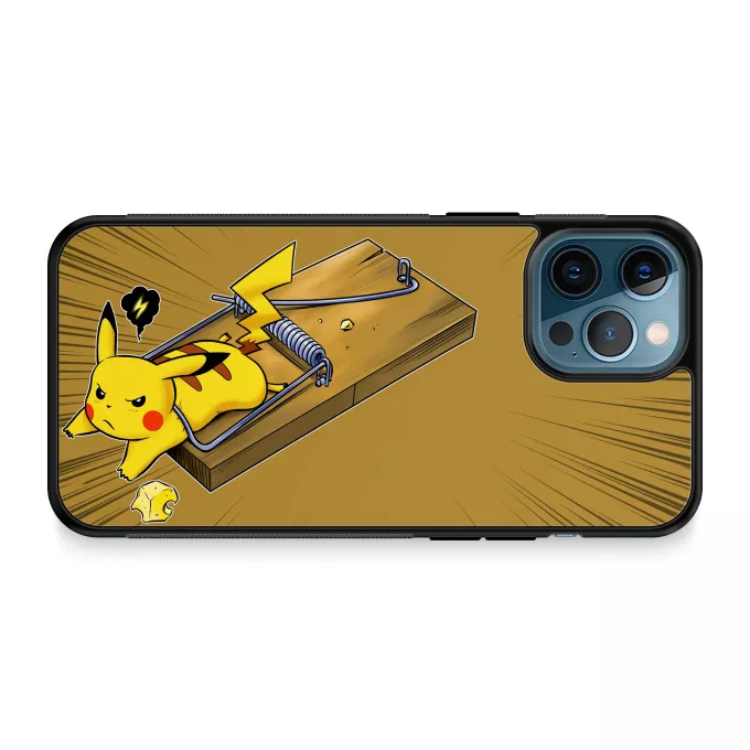 Funda para iPhone 12 Pro Max Parodia Pokémon Pikachu