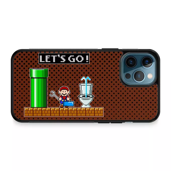 Custodia per iPhone 12 Pro Max Paoridia Super Mario Super Mario