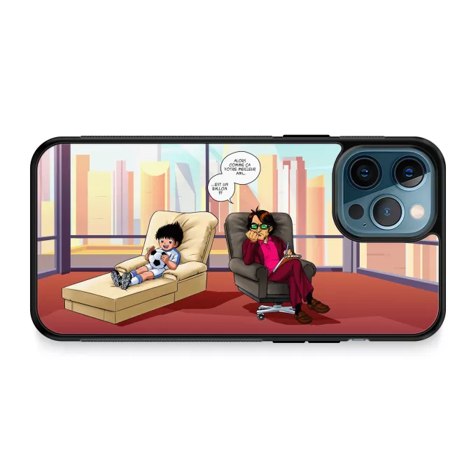 Coque pour téléphone portable iPhone 12 Pro Max Parodie Olive et Tom - Captain Tsubasa Son meilleur ami...!? - Olivier Atone