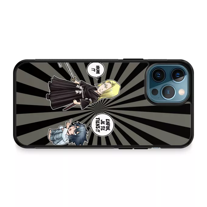 Coque pour téléphone portable iPhone 12 Pro Max Parodie Bleach Erreur sur la personne... - Kira, Light Yagami