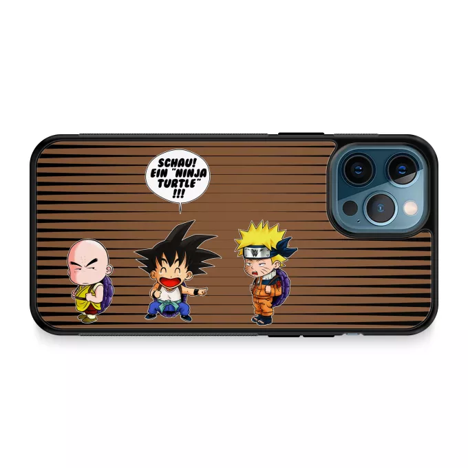 iPhone 12 Pro Max Handyhülle Parodie auf Naruto Naruto und Son-Goku