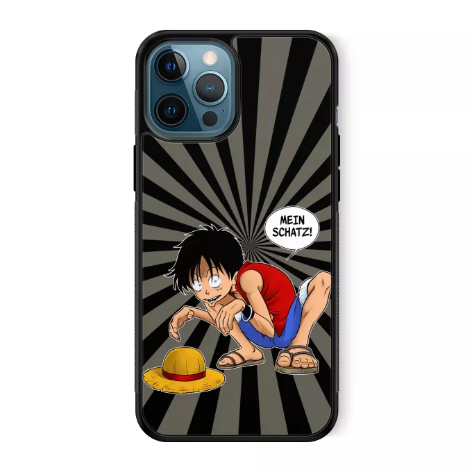 iPhone 12 Pro Max Handyhülle Parodie auf One Piece Ruffy Hak Versioni und Gollum