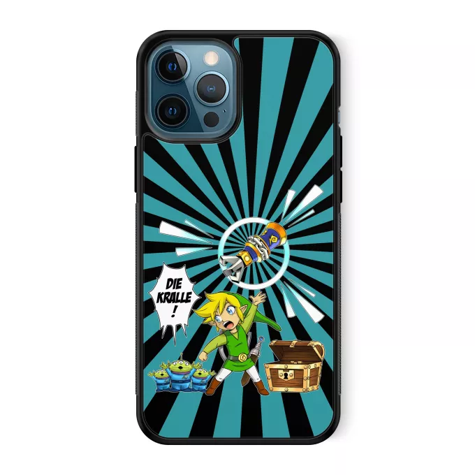 iPhone 12 Pro Max Handyhülle Parodie auf Zelda Link and die Aliens