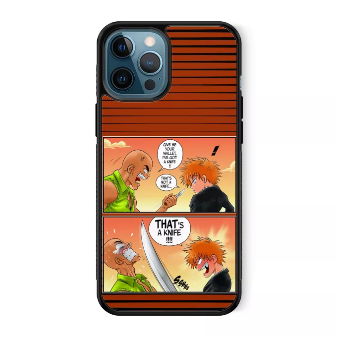 iPhone 12 Pro Max Phone Case Parody of Bleach Ichigo Kurosaki