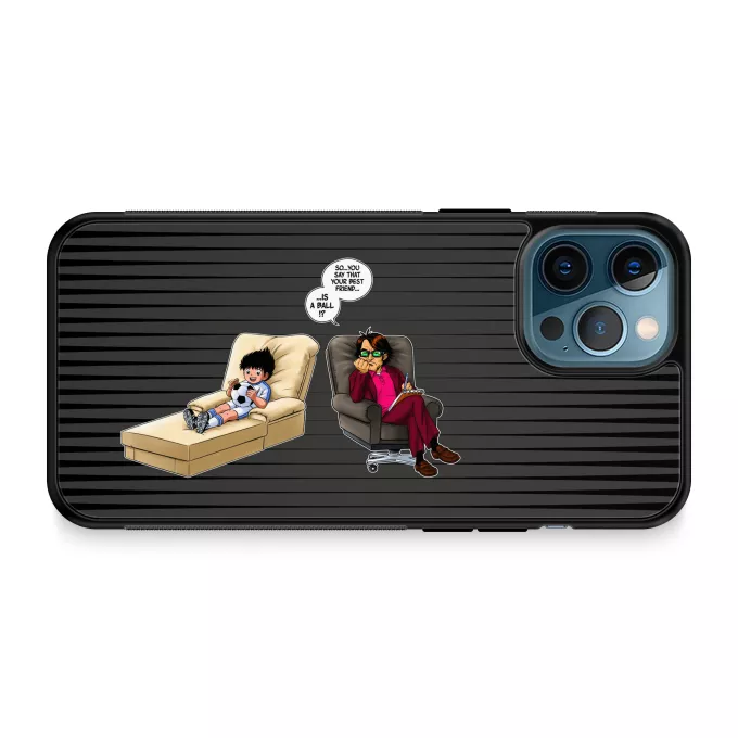 iPhone 12 Pro Max Phone Case Parody of Captain Tsubasa Flash Kicker