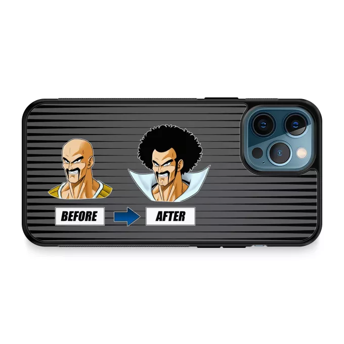 iPhone 12 Pro Max Phone Case Parody of Dragon Ball Z - DBZ Mister Satan and Nappa