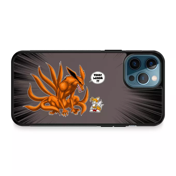 Custodia per iPhone 12 Pro Max Paoridia Naruto Tails e Kyubi