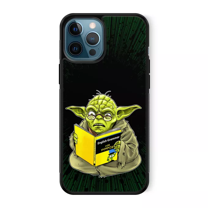 iPhone 12 Pro Max Phone Case Parody of Star Wars Yoda