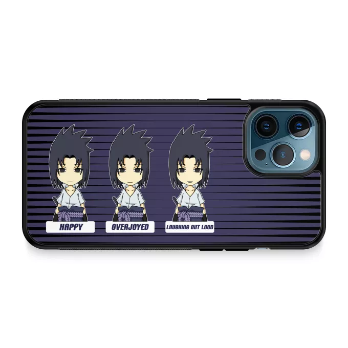 iPhone 12 Pro Max Phone Case Parody of Naruto Sasuke