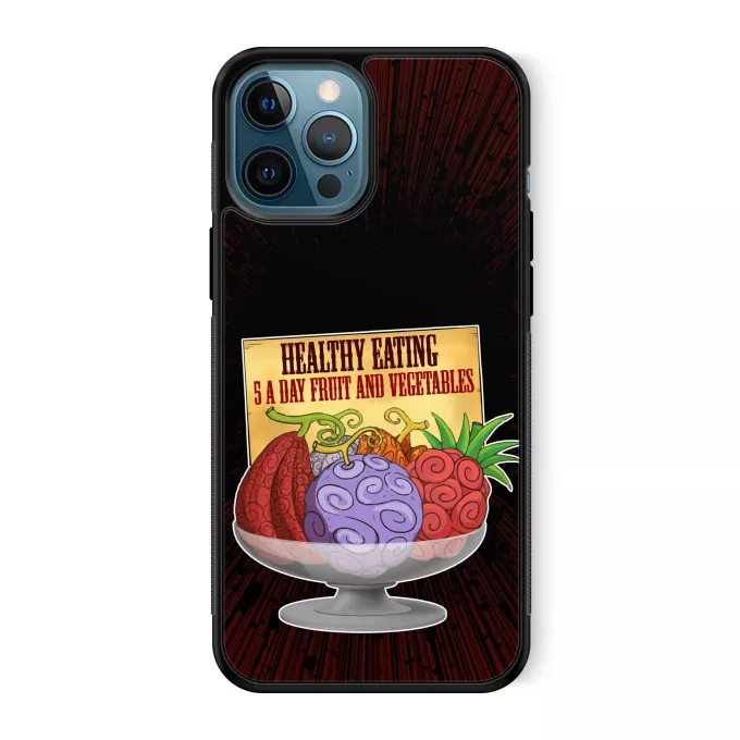iPhone 12 Pro Max Phone Case Parody of One Piece Devil Fruits - Gum-Gum Fruit