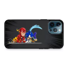 Custodia per smartphone “Flash e Speedy Gonzales e Sonic e Beep Beep” – Parodia dei Flash