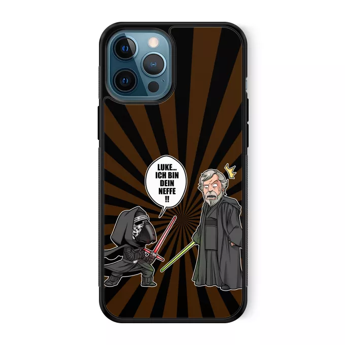 iPhone 12 Pro Max Handyhülle Parodie auf Star Wars Kylo Ren und Luke Skywalker