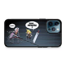 Coque Téléphone Portable Clad « Prétentieux !! » – Parodie Final Fantasy VII