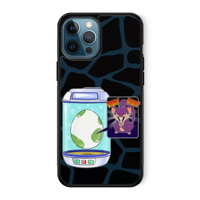 Fodral för iPhone 12 Pro Max Parodi Pokémon Rattata