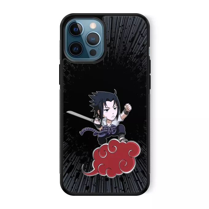 Custodia per iPhone 12 Pro Max Paoridia Naruto Sasuke e Son Goku