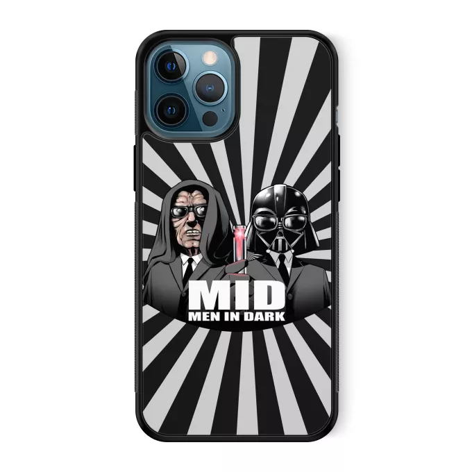 iPhone 12 Pro Max Handyhülle Parodie auf Star Wars Darth Vader und Darth Sidious X Men In Black