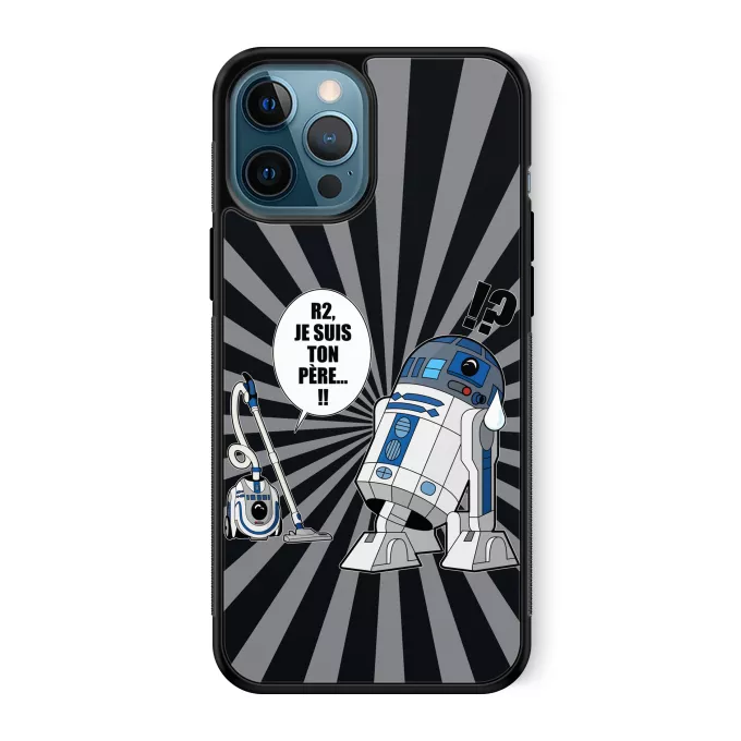 Estojo iPhone 12 Pro Max Paródia Guerra das Estrelas