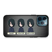 Coque Téléphone Portable Sasuke Uchiwa « Toujours aussi expressif... » – Parodie Naruto