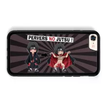 Coque Téléphone Portable Itachi Uchiwa « Pervers no Jutsu » – Parodie Naruto