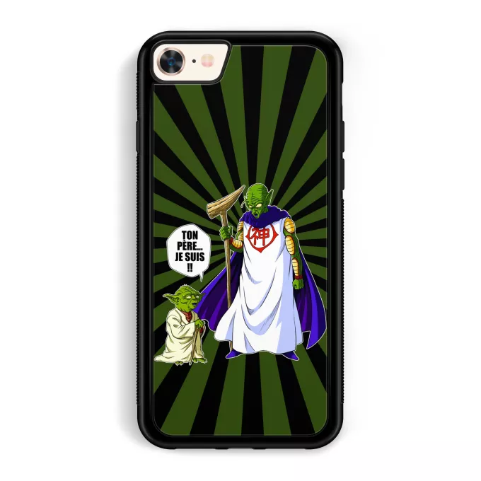 Coque pour téléphone portable iPhone 7 / 8 / SE2020 Parodie Star Wars Ton père... Je suis !! - Yoda, Dieu