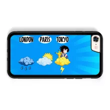 Funda para Smartphone Son Gokū “Son Gokū y Pikachu” – Parodia de Pokémon