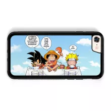 Coque Téléphone Portable Luffy « La recette d'un bon shonen Manga (Super Deformed) » – Parodie Naruto