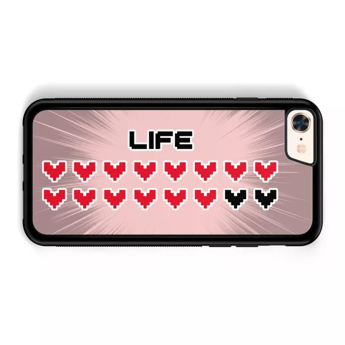 Custodia per iPhone 7 / 8 / SE2020 Paoridia videogiochi Pixel Life Pixel Design