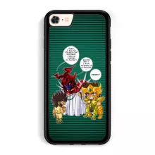 Coque Téléphone Portable Aiolia « Un gros chat sauvage en laisse ! » – Parodie Saint Seiya