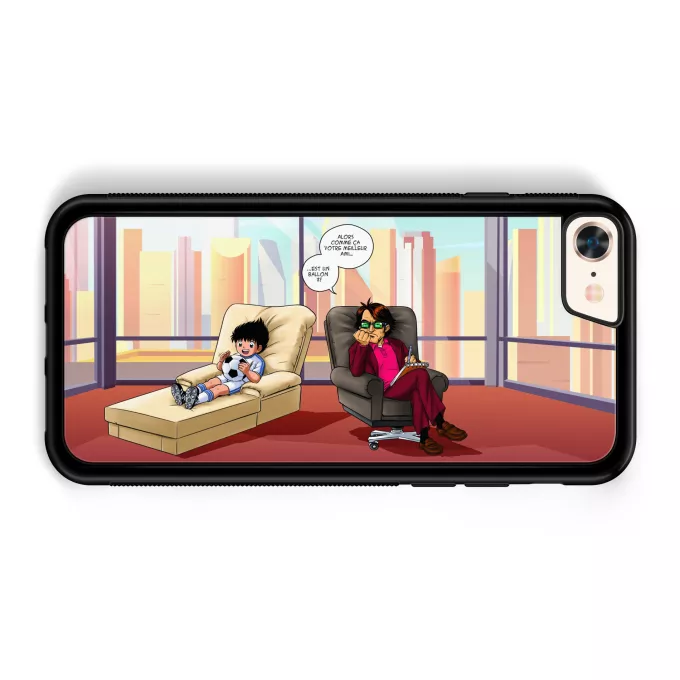 Coque pour téléphone portable iPhone 7 / 8 / SE2020 Parodie Olive et Tom - Captain Tsubasa Son meilleur ami...!? - Olivier Atone