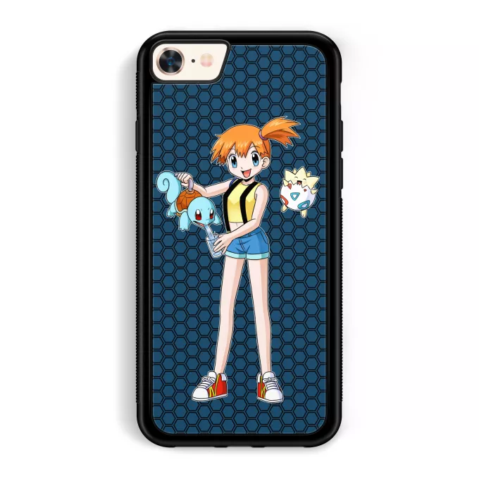 Fodral för iPhone 7 / 8 / SE2020 Parodi Pokémon Togepi, Squirtle och Misty