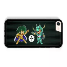 Capricorn Shura Smartphone hoesje “Capricorn Shura en Dragon Shiryu” – Saint Seiya parodie