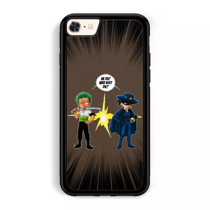 iPhone 7 / 8 / SE2020 Handyhülle Parodie auf One Piece Lorenor Zorro