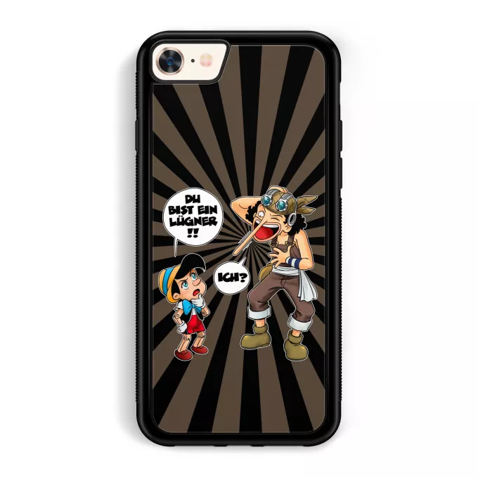 iPhone 7 / 8 / SE2020 Handyhülle Parodie auf One Piece Lysop