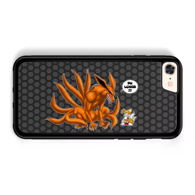 iPhone 7 / 8 / SE2020 Handyhülle Parodie auf Naruto Tails und Kyubi - Kurama
