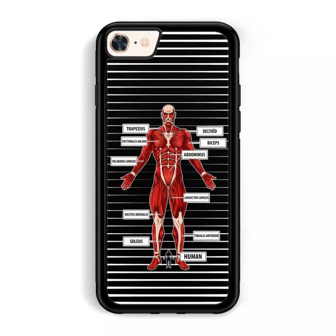 iPhone 7 / 8 / SE2020 Phone Case Parody of Attack on Titan The colossal Titan