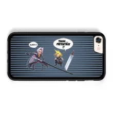 Coque Téléphone Portable Clad « Prétentieux !! » – Parodie Final Fantasy VII