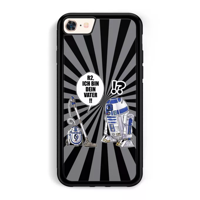 iPhone 7 / 8 / SE2020 Handyhülle Parodie auf Star Wars R2-D2 - Ich Bin Dein Vater