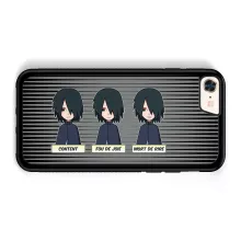 Coque Téléphone Portable Sasuke Uchiwa « Toujours aussi expressif... » – Parodie Naruto