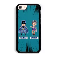 Coque Téléphone Portable « Les 2 Super-Héros de la Nuit !! » – Parodie Batman