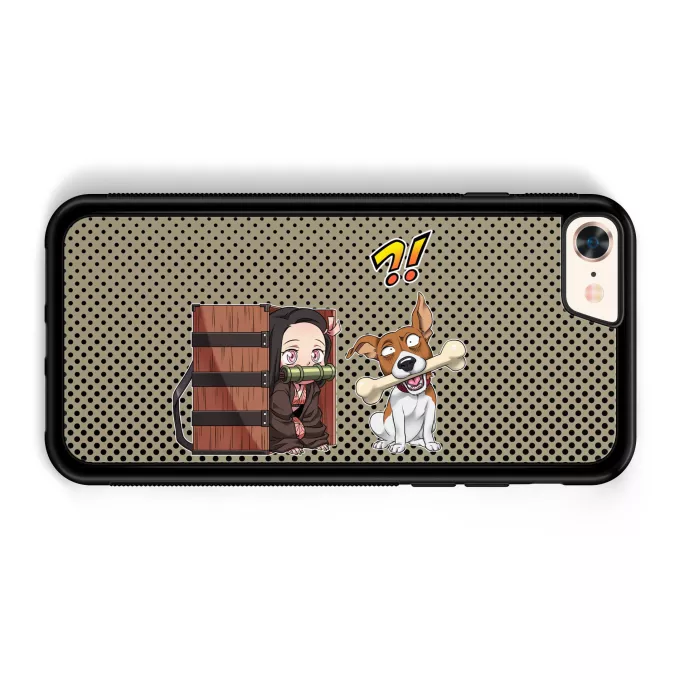 Fodral för iPhone 7 / 8 / SE2020 Parodi Kimetsu no yaiba Nezuko Kamado