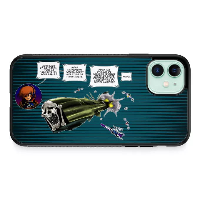 Coque pour téléphone portable iPhone 11 Parodie Albator Zone de Turbulences ! - L'Arcadia