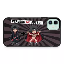Coque Téléphone Portable Itachi Uchiwa « Pervers no Jutsu » – Parodie Naruto
