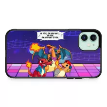 Coque Téléphone Portable Dracaufeu « Ce soir, on vous met le Feu ! » – Parodie Pokémon