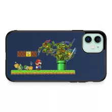 Estojo para Smartphone Donatello “Donatello, Michelangelo, Leonardo, Raphael e Super Mario” – Super Mario de parodia