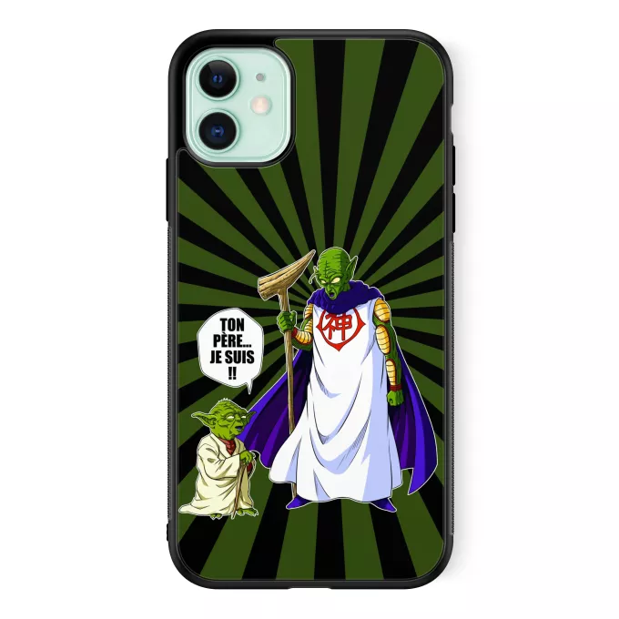 Coque pour téléphone portable iPhone 11 Parodie Star Wars Ton père... Je suis !! - Yoda, Dieu